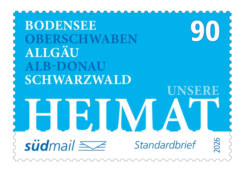 Markenserie Unsere Heimat – Standardbrief – 10er Bogen (2026)