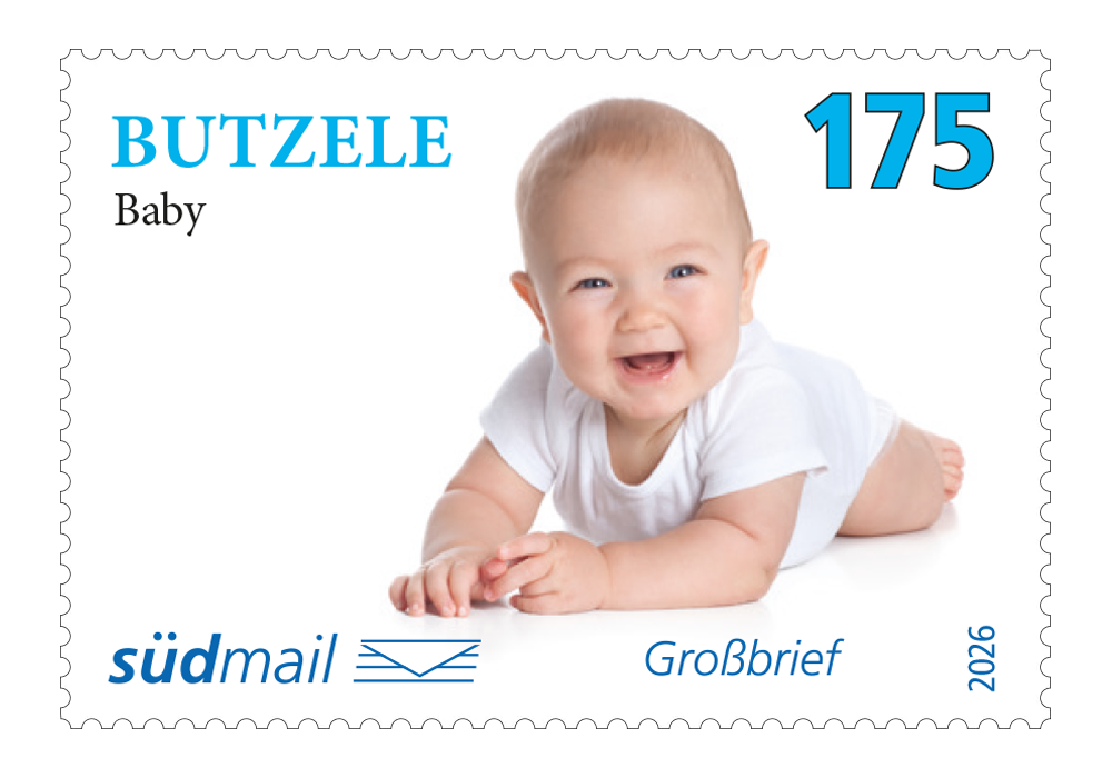Markenserie Schwäbische Mundart – Großbrief – 10er Bogen (2026)