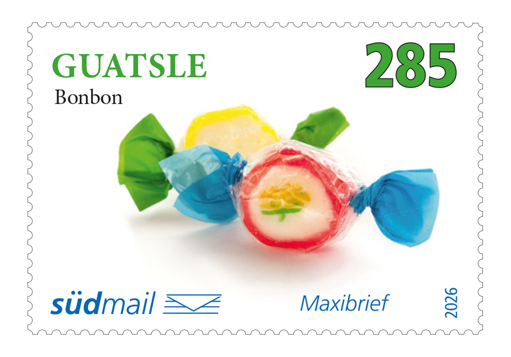 Markenserie Schwäbische Mundart – Maxibrief – 10er Bogen (2026)