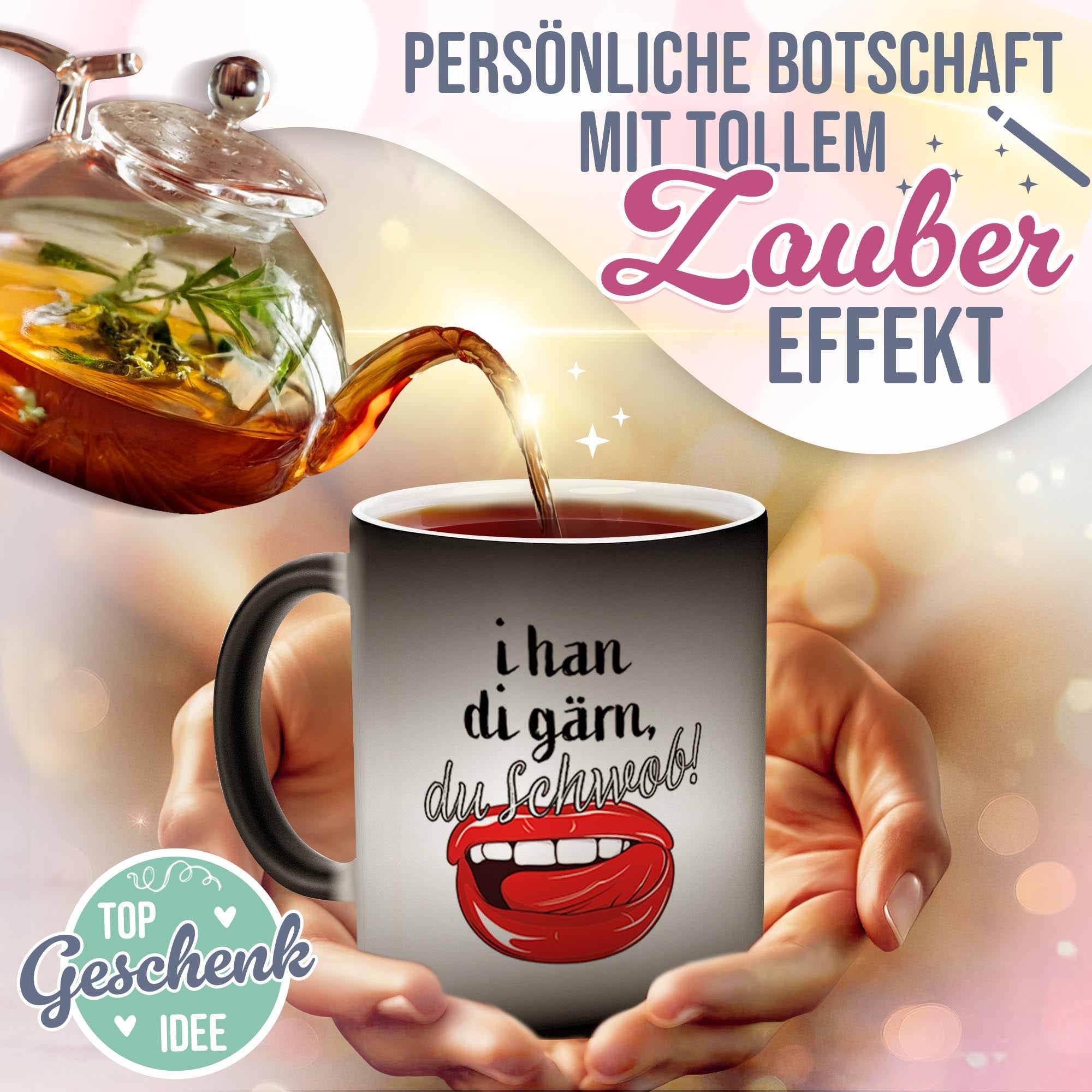 Magic Mug Zaubertasse - i han di gärn