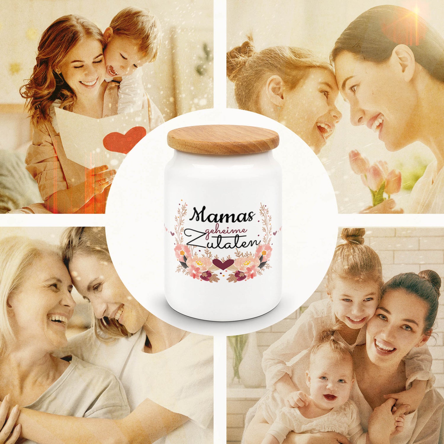 Vorratsdose aus Keramik - Mamas geheime Zutaten
