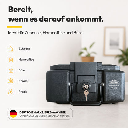 Burg-Wächter - Feuerfeste Dokumentenbox - DIN A4