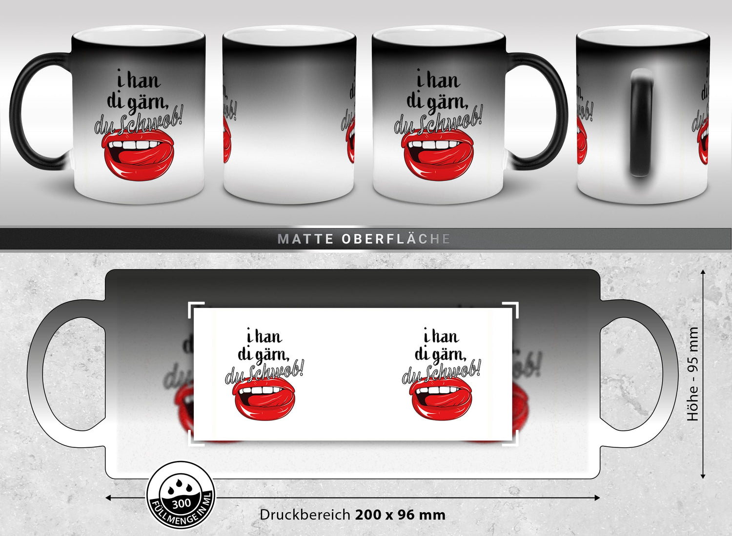 Magic Mug Zaubertasse - i han di gärn
