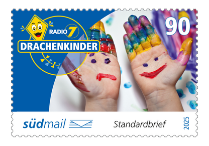 Sonderbriefmarke Radio 7 Drachenkinder 2025 – Standardbrief – 10er Bogen