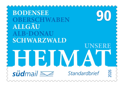 Markenserie Unsere Heimat – Standardbrief – 10er Bogen (2026)