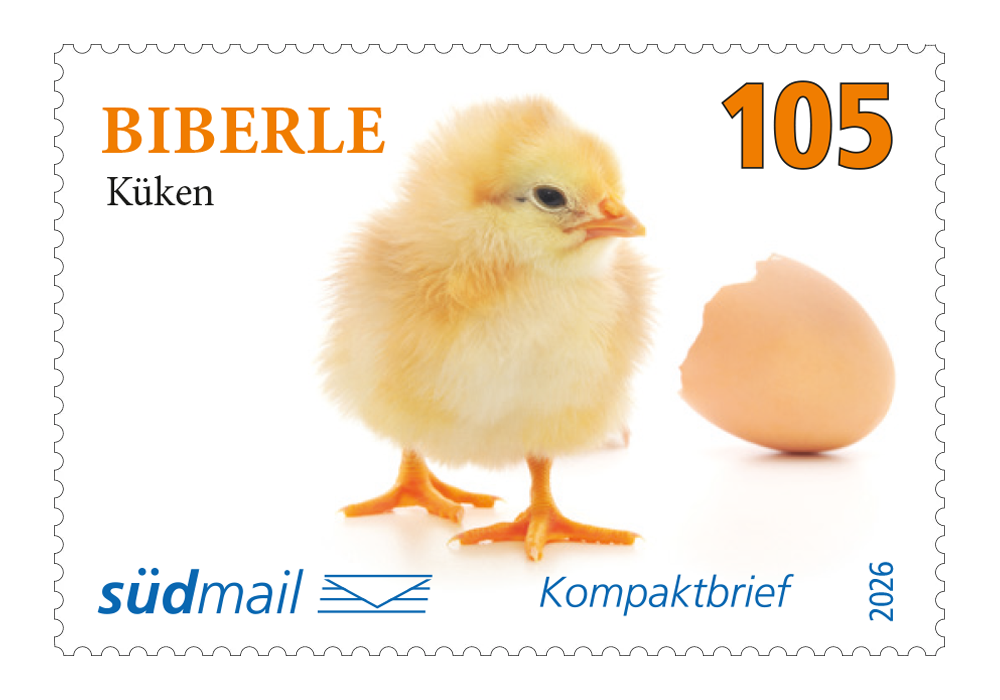 Markenserie Schwäbische Mundart – Kompaktbrief – 10er Bogen (2026)